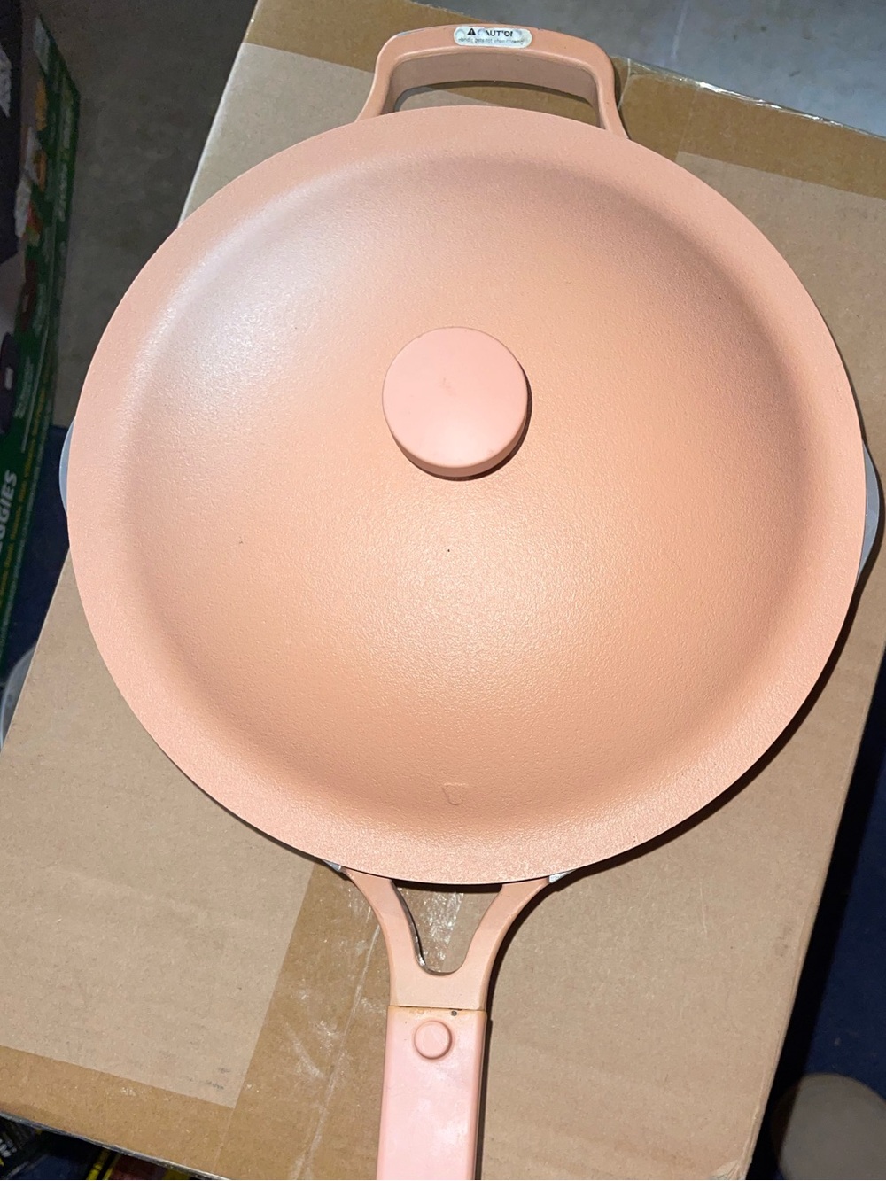 Our Place Peach Cast Aluminum Covered Skillet